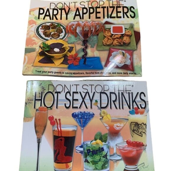 Set of 2 Cookbooks for all your Party Needs - Appetizers and Cocktails - Picture 1 of 5